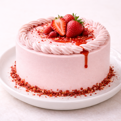 Strawberry Cake (Per Pound)