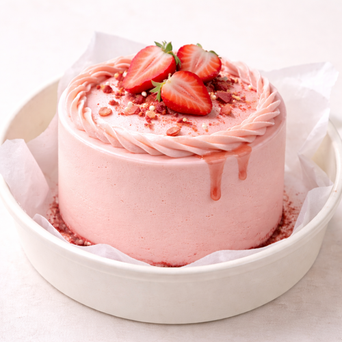 Strawberry Mini Bento Cake