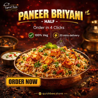 Paneer Biryani - Half