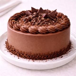 Chocolate Garnish Cake