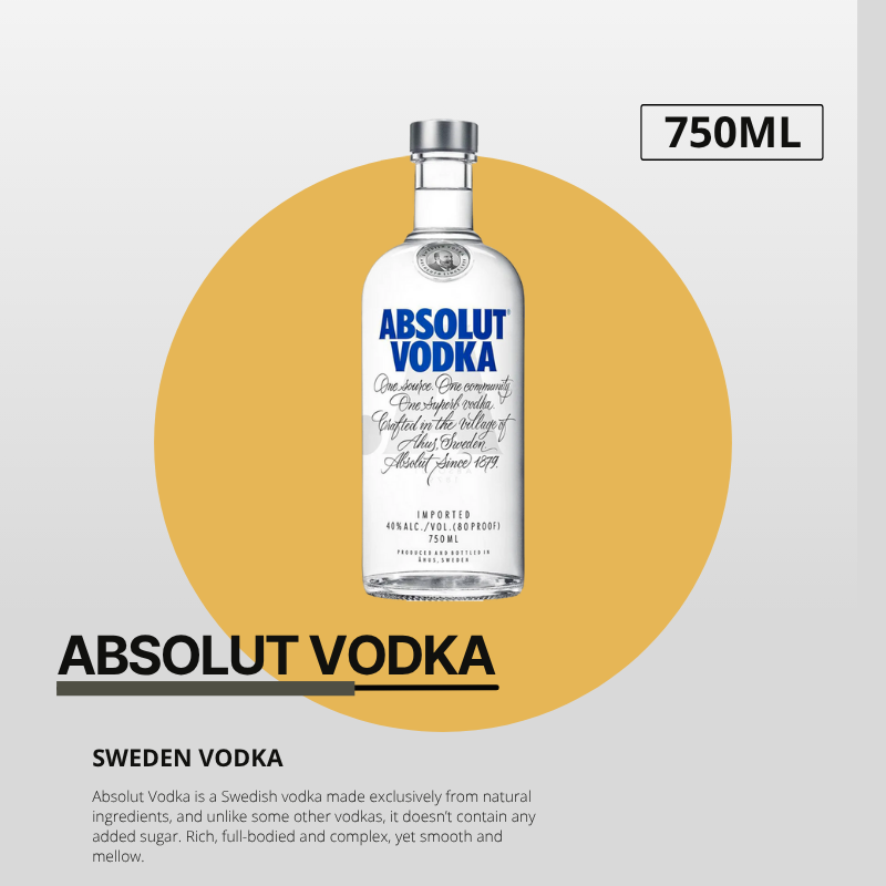 Absolut Vodka 750ml - image 1