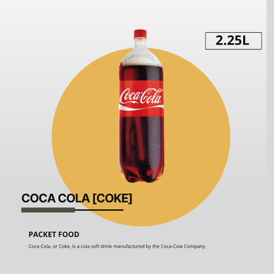 Coca Cola (Coke) 2.25L