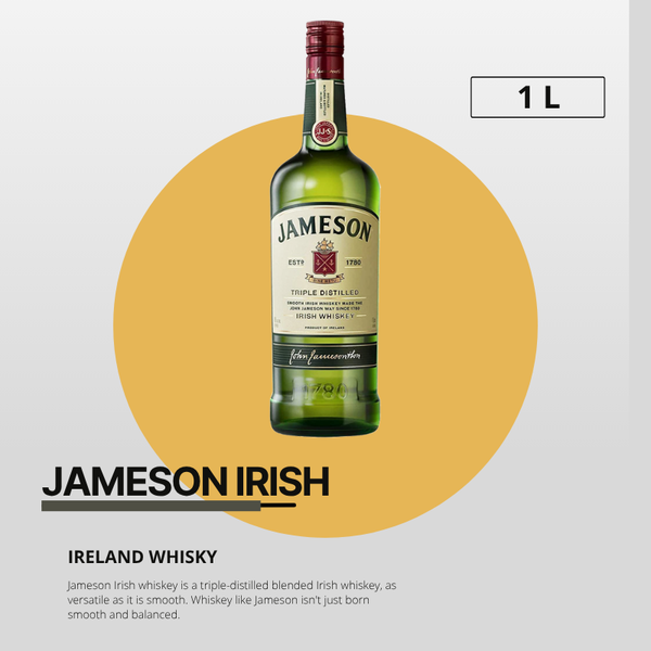Jameson Irish Whiskey 1L