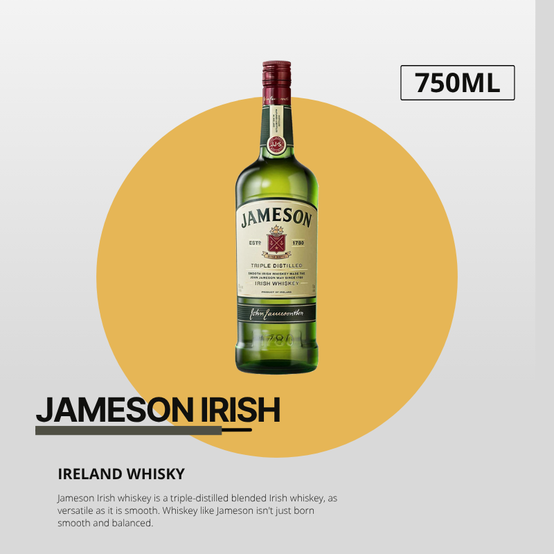 Jameson Irish Whiskey 750ml - image 1