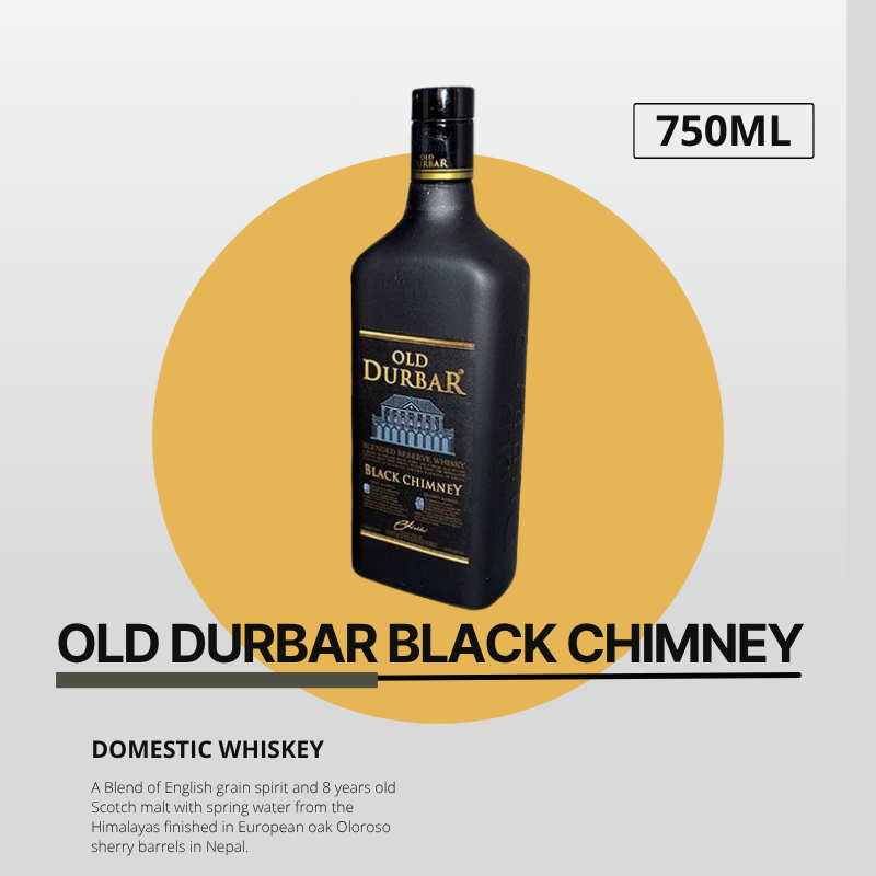 Old Durbar Black Chimney 750ml - image 1