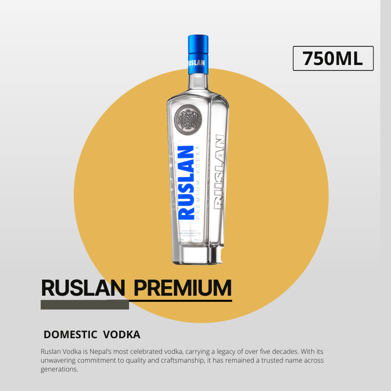 Ruslan Premium Vodka 750ml - image 1