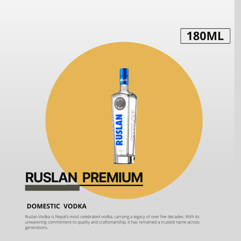 Ruslan Premium Vodka 180ml - image 1