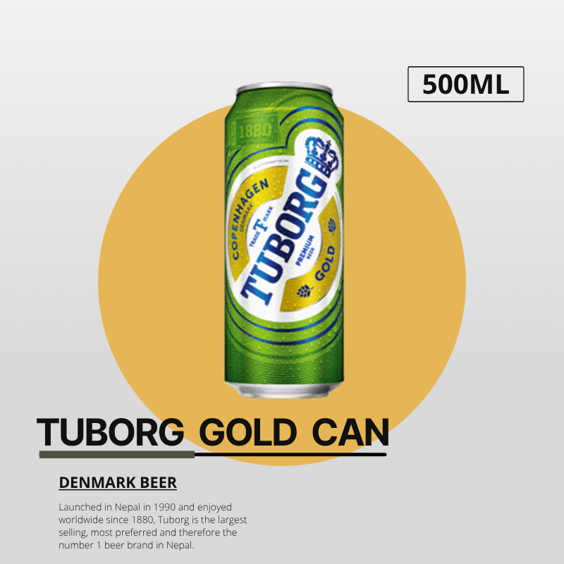 Tuborg Gold Can 500ml - image 1